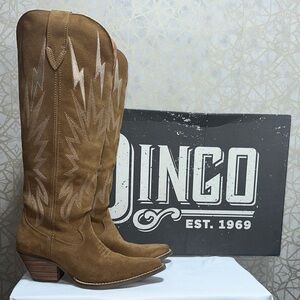Dingo Tan Heeled Boots